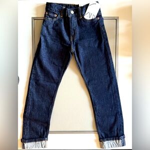 ZARA Kids HIGH STRETCH JEANS | Straight Cut | Size T7 | Blue | NEW